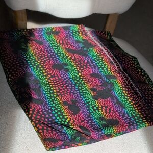 Colorful Rainbow Disney Mickey Mouse Cotton Fabric